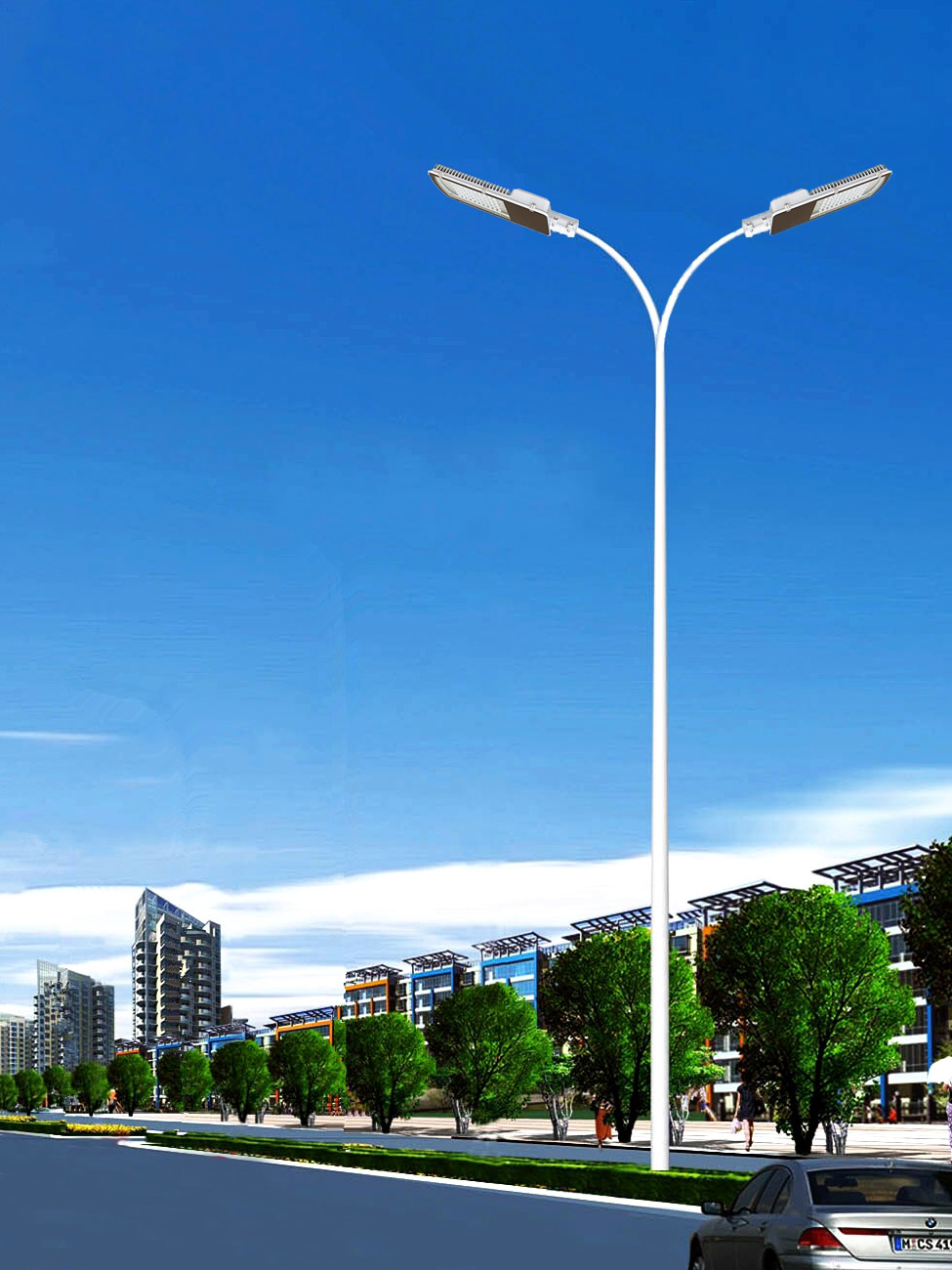 led雙臂路燈